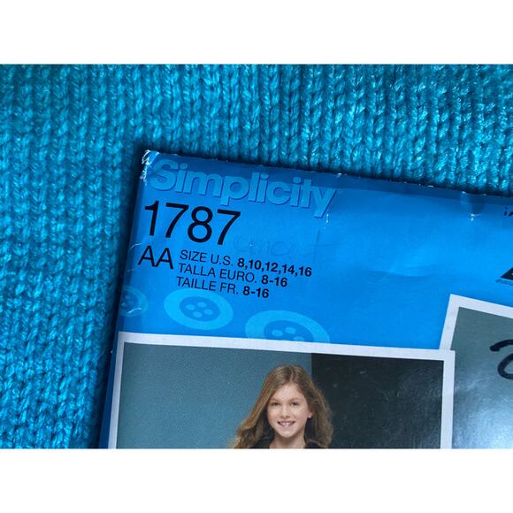 Simplicity sewing pattern  1787 Girls dress vest sz 8-16 - Picture 2 of 6